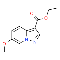 ChemSpider 2D Image | Ethyl 6-methoxypyrazolo[1,5-a]pyridine-3-carboxylate | C11H12N2O3