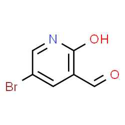 ChemSpider 2D Image | 5-Bromo-2-hydroxynicotinaldehyde | C6H4BrNO2