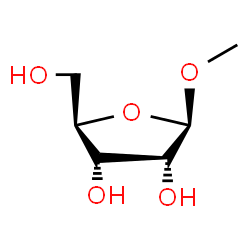 ChemSpider 2D Image | Methyl beta-D-glycero-pentofuranoside | C6H12O5