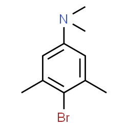 ChemSpider 2D Image | 4-Bromo-N,N,3,5-tetramethylaniline | C10H14BrN