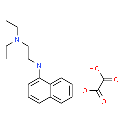 ChemSpider 2D Image | N,N-DIETHYL-N'-1-NAPHTHYLETHYLENEDIAMINE OXALATE | C18H24N2O4