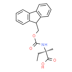 ChemSpider 2D Image | N-[(9H-Fluoren-9-ylmethoxy)carbonyl]-D-isovaline | C20H21NO4