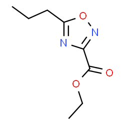 ChemSpider 2D Image | Ethyl 5-propyl-1,2,4-oxadiazole-3-carboxylate | C8H12N2O3