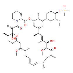 ChemSpider 2D Image | Ridaforolimus | C53H84NO14P