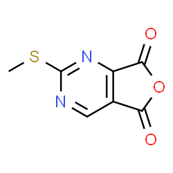 ChemSpider 2D Image | 2-(Methylsulfanyl)furo[3,4-d]pyrimidine-5,7-dione | C7H4N2O3S
