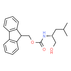 ChemSpider 2D Image | Fmoc-D-Leucinol | C21H25NO3
