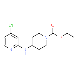 ChemSpider 2D Image | Ethyl 4-[(4-chloro-2-pyridinyl)amino]-1-piperidinecarboxylate | C13H18ClN3O2