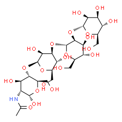 ChemSpider 2D Image | 3-Man3GlcNAc | C26H45NO21