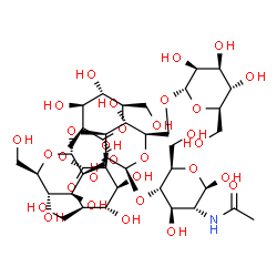 ChemSpider 2D Image | Man5GlcNAc-VI | C38H65NO31