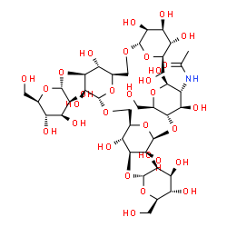ChemSpider 2D Image | Man5GlcNAc-I | C38H65NO31