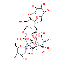 ChemSpider 2D Image | Man5GlcNAc-II | C38H65NO31