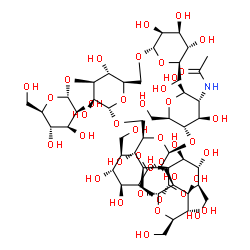 ChemSpider 2D Image | Man7GlcNAc-II | C50H85NO41