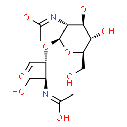 ChemSpider 2D Image | GlcNAcThrNAc | C14H24N2O9