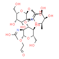 ChemSpider 2D Image | GalNAcFucGlcNAcGA-I | C24H40N2O16