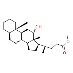 ChemSpider 2D Image | Methyl (5alpha,12alpha,20R)-12-hydroxycholan-24-oate | C25H42O3