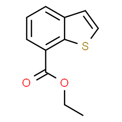 ChemSpider 2D Image | Ethyl 1-benzothiophene-7-carboxylate | C11H10O2S