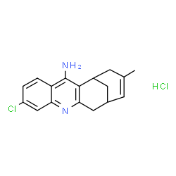 ChemSpider 2D Image | 7-Chloro-15-methyl-10-azatetracyclo[11.3.1.0~2,11~.0~4,9~]heptadeca-2(11),3,5,7,9,14-hexaen-3-amine hydrochloride (1:1) | C17H18Cl2N2