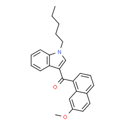 ChemSpider 2D Image | JWH-164 | C25H25NO2