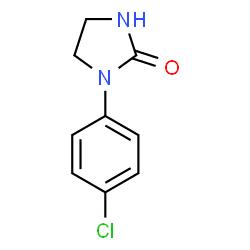 ChemSpider 2D Image | 1-(4-Chlorophenyl)-2-imidazolidinone | C9H9ClN2O