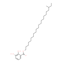 ChemSpider 2D Image | 20-Methyldocosyl 2,3-dihydroxybenzoate | C30H52O4
