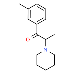 ChemSpider 2D Image | 1-(3-Methylphenyl)-2-(1-piperidinyl)-1-propanone | C15H21NO