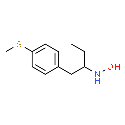 ChemSpider 2D Image | N-Hydroxy-1-[4-(methylsulfanyl)phenyl]-2-butanamine | C11H17NOS