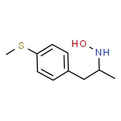 ChemSpider 2D Image | N-Hydroxy-1-[4-(methylsulfanyl)phenyl]-2-propanamine | C10H15NOS