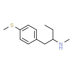 ChemSpider 2D Image | N-Methyl-1-[4-(methylsulfanyl)phenyl]-2-butanamine | C12H19NS
