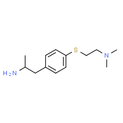 ChemSpider 2D Image | 1-(4-{[2-(Dimethylamino)ethyl]sulfanyl}phenyl)-2-propanamine | C13H22N2S