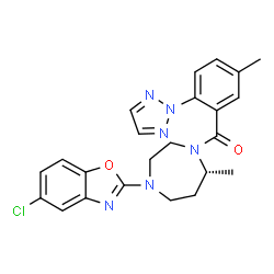 ChemSpider 2D Image | Suvorexant | C23H23ClN6O2