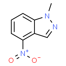 ChemSpider 2D Image | 1-methyl-4-nitroindazole | C8H7N3O2