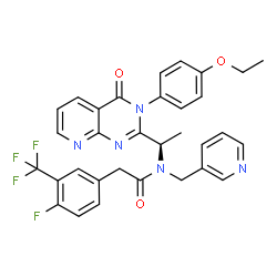 ChemSpider 2D Image | NBI 74330 | C32H27F4N5O3