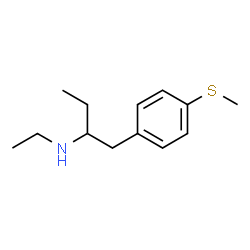 ChemSpider 2D Image | N-Ethyl-1-[4-(methylsulfanyl)phenyl]-2-butanamine | C13H21NS