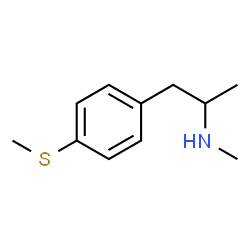 ChemSpider 2D Image | N-Methyl-1-[4-(methylsulfanyl)phenyl]-2-propanamine | C11H17NS