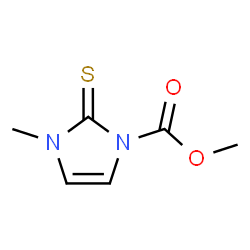 ChemSpider 2D Image | Methyl 3-methyl-2-thioxo-2,3-dihydro-1H-imidazole-1-carboxylate | C6H8N2O2S