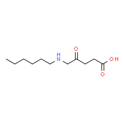 ChemSpider 2D Image | 5-(Hexylamino)-4-oxopentanoic acid | C11H21NO3