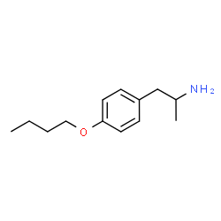 ChemSpider 2D Image | 1-(4-Butoxyphenyl)-2-propanamine | C13H21NO