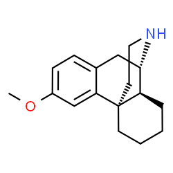 ChemSpider 2D Image | (+)-3-Methoxymorphinan | C17H23NO