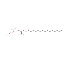 ChemSpider 2D Image | 1-pentadecanoyl-sn-glycero-3-phosphocholine | C23H48NO7P