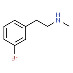 ChemSpider 2D Image | 2-(3-Bromophenyl)-N-methylethanamine | C9H12BrN