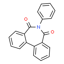 ChemSpider 2D Image | 6-Phenyl-5H-dibenzo[c,e]azepine-5,7(6H)-dione | C20H13NO2