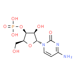 ChemSpider 2D Image | 4-Amino-1-(3-O-phosphono-alpha-L-lyxofuranosyl)-2(1H)-pyrimidinone | C9H14N3O8P