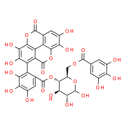ChemSpider 2D Image | TERFLAVIN B | C34H24O22