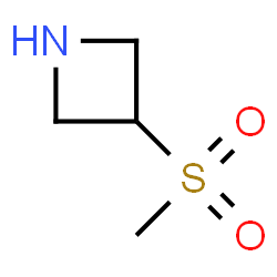 ChemSpider 2D Image | 3-Methylsulfonyl-azetidine | C4H9NO2S