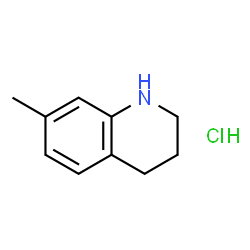 ChemSpider 2D Image | 7-Methyl-1,2,3,4-tetrahydroquinoline hydrochloride | C10H14ClN