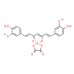 ChemSpider 2D Image | Rubrocurcumin | C23H19BO10