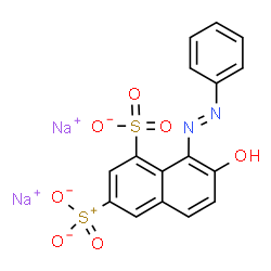 ChemSpider 2D Image | CSID:24756650 | C16H10N2Na2O7S2