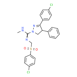 ChemSpider 2D Image | rac-Ibipinabant | C24H22Cl2N4O2S