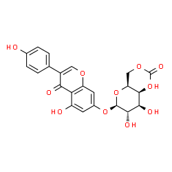ChemSpider 2D Image | 5-Hydroxy-3-(4-hydroxyphenyl)-4-oxo-4H-chromen-7-yl 6-O-acetyl-beta-L-galactopyranoside | C23H22O11