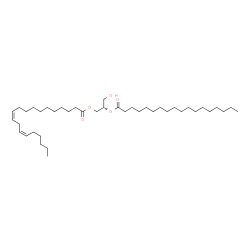 ChemSpider 2D Image | DG(20:2(11Z,14Z)/18:0/0:0) | C41H76O5